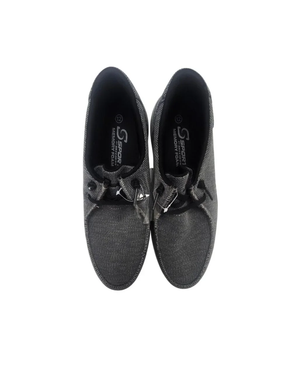 Skechers Arch Fit Slip-On Shoes Gray Lightweight Casual Comfort Men's 12M